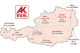 sterreich-Landkarte mit den Bundeslandterminen 2014 zur AK-Wahl